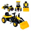 WOOPIE Ogromny Traktor Na Pedały Spychacz Żółty