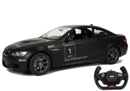 Auto BMW M3 Samochód Sportowy Zdalnie Sterowany RC Rastar Czarny 1:14