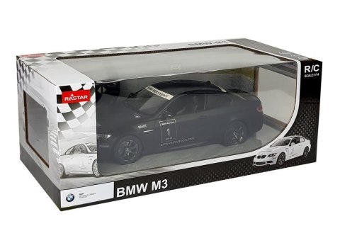 Auto BMW M3 Samochód Sportowy Zdalnie Sterowany RC Rastar Czarny 1:14