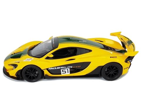 Auto McLaren P1 GTR Samochód Zdalnie Sterowany RC Rastar Żółty 1:14