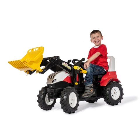 Rolly Toys Traktor rollyFarmtrac Steyr 6300 Terrus CVT z Łyżką na Pedały