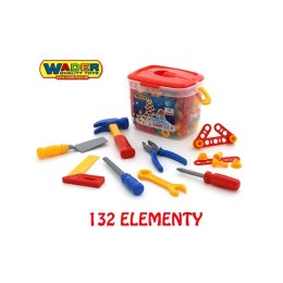 Zestaw narzędzi z akcesoriami Wader 132 elementów