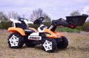 TRAKTOR NA AKUMULATOR Z RUCHOMYM RAMIENIEM - SPYCHACZEM, MIĘKKIE SIEDZENIE/HSD6106B