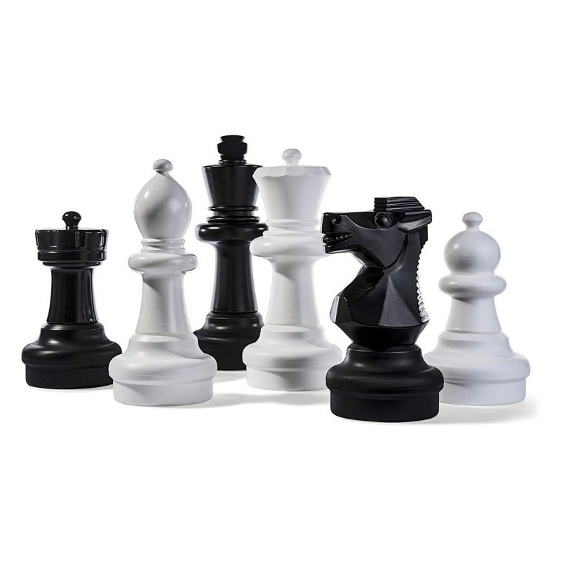 Zestaw Szachy Ogrodowe Szachy do Ogrodu W zestawie z szachownicą Rolly Toys 30cm