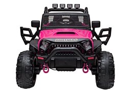Auto na akumulator Jeep JC666 Różowy Lakierowany