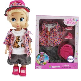 WOOPIE Kolorowe Ubranko dla Lalki Piesek Kurteczka Czapeczka 43-46 cm