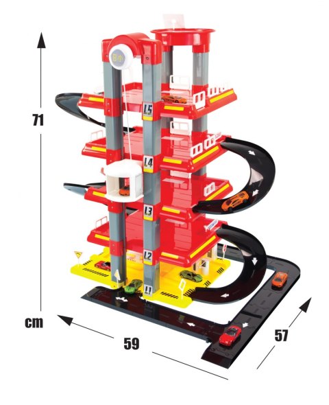Wielopoziomowy parking MOCHTOYS 5 poziomów 12012