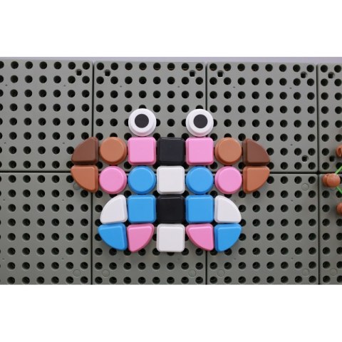 MASTERKIDZ Zestaw Kołeczki w kształcie figur geometrycznych 64szt do tablic STEM