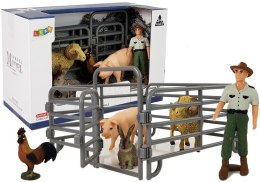 Zestaw Figurek Zwierzęta Domowe Farma Rolnik Owca Baran