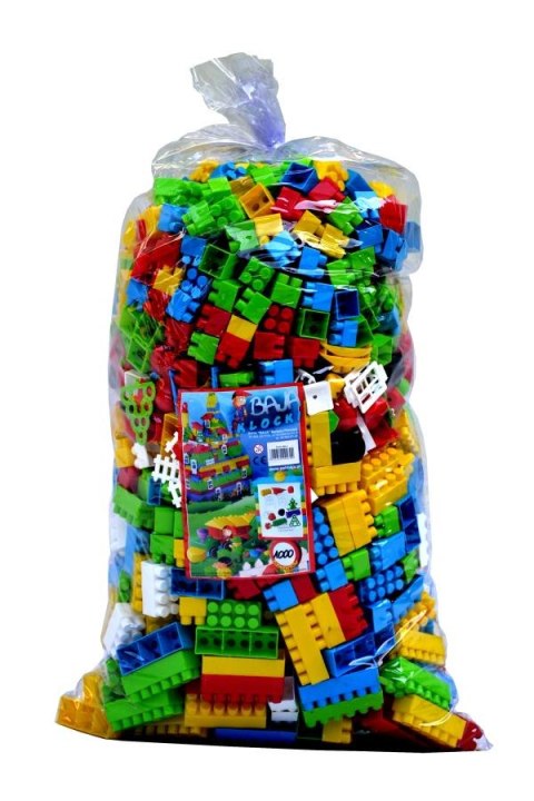 KLOCKI konstrukcyjne BAJA 1000 ELEMENTÓW NIEBIESKIE