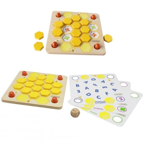 MASTERKIDZ Tablica Edukacyjna Gra Nauka Pamięci Ul i Pszczoły