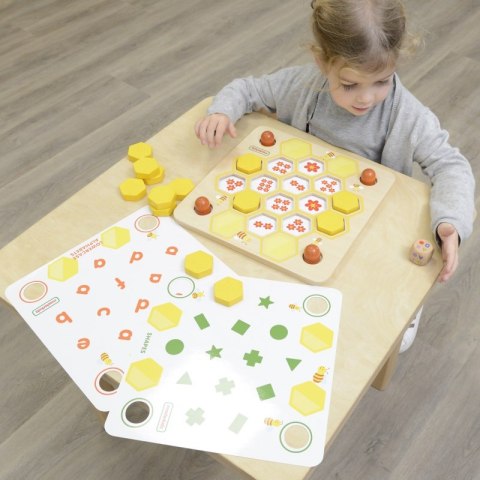 MASTERKIDZ Tablica Edukacyjna Gra Nauka Pamięci Ul i Pszczoły