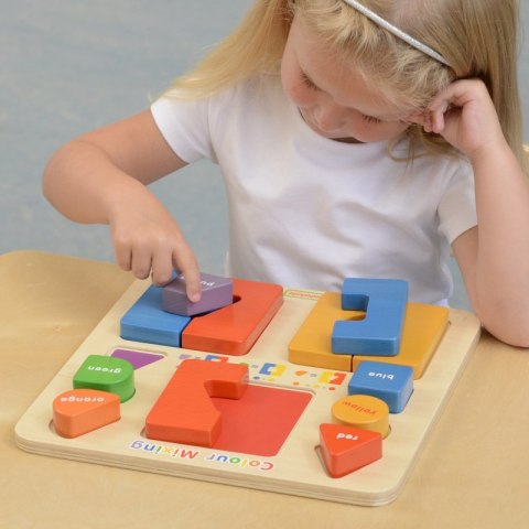MASTERKIDZ Tablica Edukacyjna Układanka Łączenie Mieszanie Kolorów