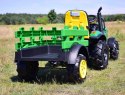 MEGA TRAKTOR Z PRZYCZEPĄ, KOŁA POMPOWANE, MIĘKKIE SIEDZENIE, PILOT, NOWOCZESNY PANEL, FUNKCJA BUJANIA/TT990D