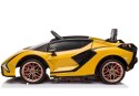 Auto na akumulator Lamborghini Sian Żółty