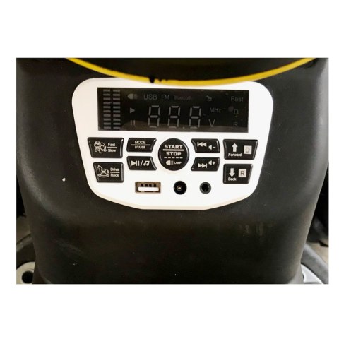 MEGA TRAKTOR Z PRZYCZEPĄ, KOŁA POMPOWANE, MIĘKKIE SIEDZENIE, PILOT/TT990D