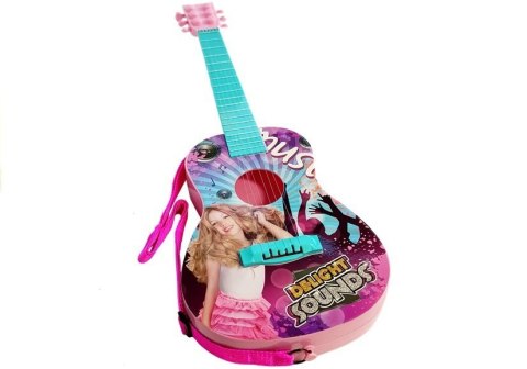 Gitara Z Mikrofonem Zestaw Do Karaoke Światła Dźwięki