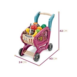 WOOPIE Wózek Sklepowy dla Dzieci Ruchome Elementy + 42 Akc.