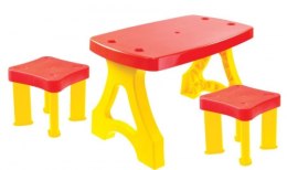 Stolik piknikowy dla dzieci + 2 krzesełka polskiej firmy MOCHTOYS