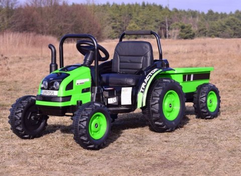 MEGA TRAKTOR Z PRZYCZEPĄ. MIĘKKIE SIEDZENIE, PILOT, RADIO FM/HL388