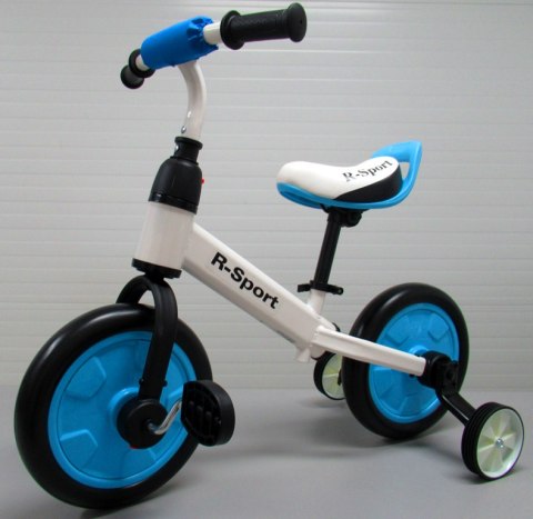 Rowerek biegowy P1 R-Sport z dokładanymi kółeczkami i pedałami 3w1