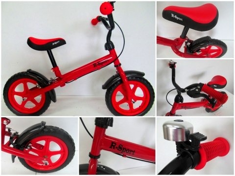 Rowerek biegowy R9 R-Sport 12'' hamulec, dzwonek