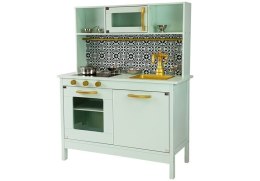 Kuchnia Drewniana Emma Miętowa Nierdzewne Akcesoria Kuchenne