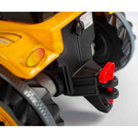 WOOPIE Ogromny Traktor Na Pedały Spychacz Żółty