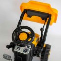 WOOPIE Ogromny Traktor Na Pedały Spychacz Żółty
