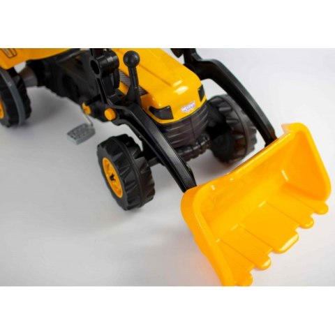 WOOPIE Ogromny Traktor Na Pedały Spychacz Żółty