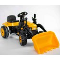 WOOPIE Ogromny Traktor Na Pedały Spychacz Żółty