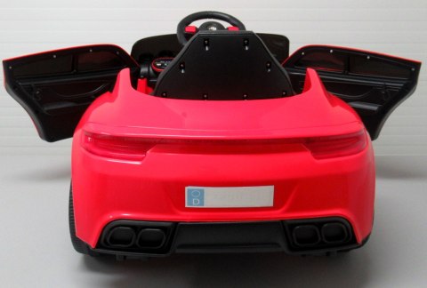Cabrio AA5 czerwony, autko na akumulator, funkcja bujania