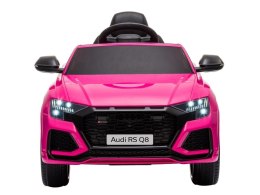 Samochód na akumulator Audi RS Q8 Światła LED MP3 Pilot Różowy
