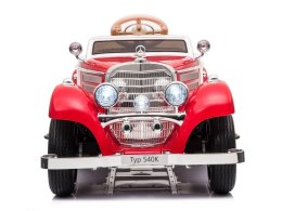 Auto Na Akumulator Mercedes Benz 540K Klasyk Premium LED MP3 Czerwony