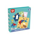 TOOKY TOY Puzzle Tangram Układanka dla Dzieci Nauka Kształtów Figury Kształty 18el.