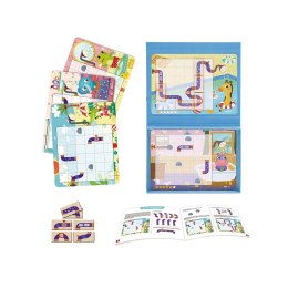Tooky Toy Tablica Magnetyczna Układanka Puzzle Gra Logiczna dla Dzieci 40 el.