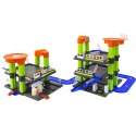 MOCHTOYS Nowoczesny Mega Garaż 2+3 Poziomy Parking Samochodzik Znaki Drogowe
