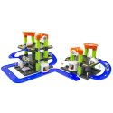 MOCHTOYS Nowoczesny Mega Garaż 2+3 Poziomy Parking Samochodzik Znaki Drogowe