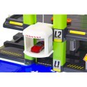 MOCHTOYS Nowoczesny Mega Garaż 2+3 Poziomy Parking Samochodzik Znaki Drogowe