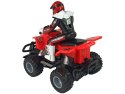 Quad Zdalnie Sterowany Czerwony 1:16 Na Baterie