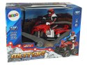 Quad Zdalnie Sterowany Czerwony 1:16 Na Baterie