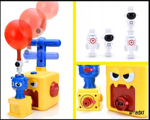 Samochód Wyrzutnia balonów Zabawka Aerodynamiczna