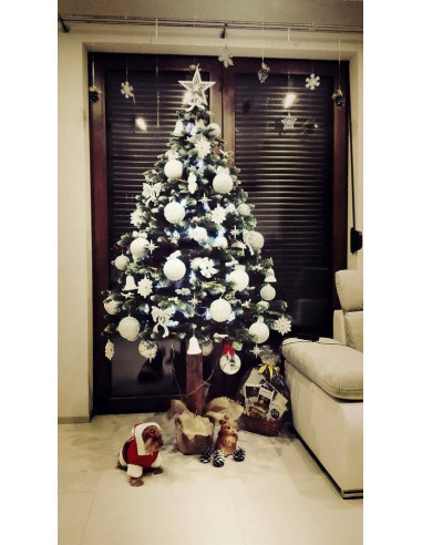 Choinka Sztuczna Sosna Diamentowa 180cm na Pniu Premium