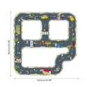 TOOKY TOY Puzzle Autostrada Makieta + 3 Samochodziki
