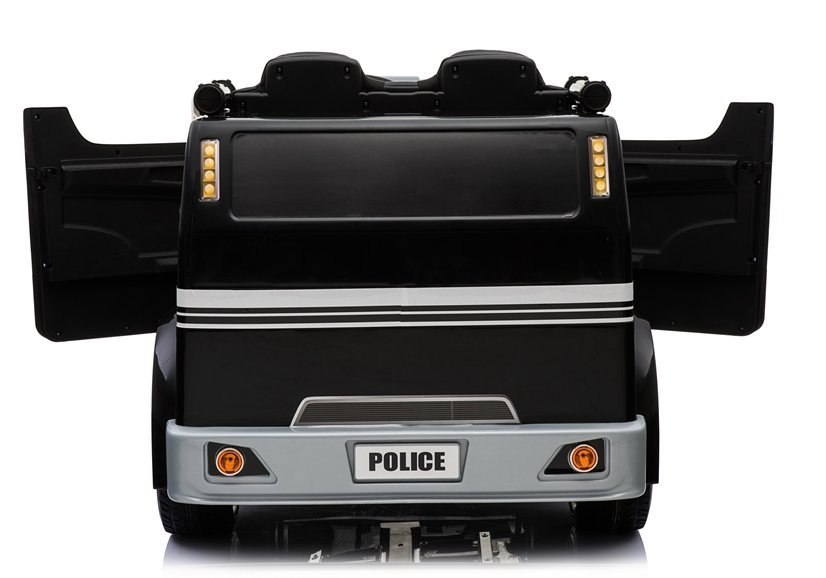 Samochód Policyjny Na Akumulator Czarny Radiowóz LL911