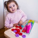 WOOPIE GREEN Układanka Nauka Liczenia i Kolorów Montessori