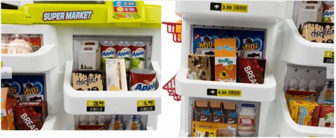 Supermarket Sklep Wózek Czerwony