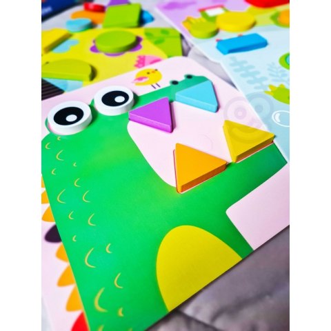 TOOKY TOY Puzzle 4 w 1 Układnaka Klocki