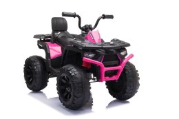 Quad Pojazd Na Akumulator JC333 Światła LED MP3 Różowy