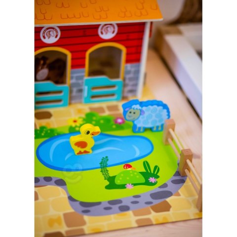 WOOPIE GREEN Mega Farma Figurki Zwierząt Stajnia Obora Kurnik 18 el.